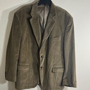 Covington  Brown Corduroy Blazer Jacket 48R fall dark academia office winter